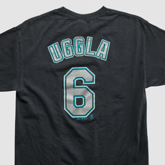 Miami Marlins Majestic 2000s T-shirt - Black - Vintage - Fanatics Discount