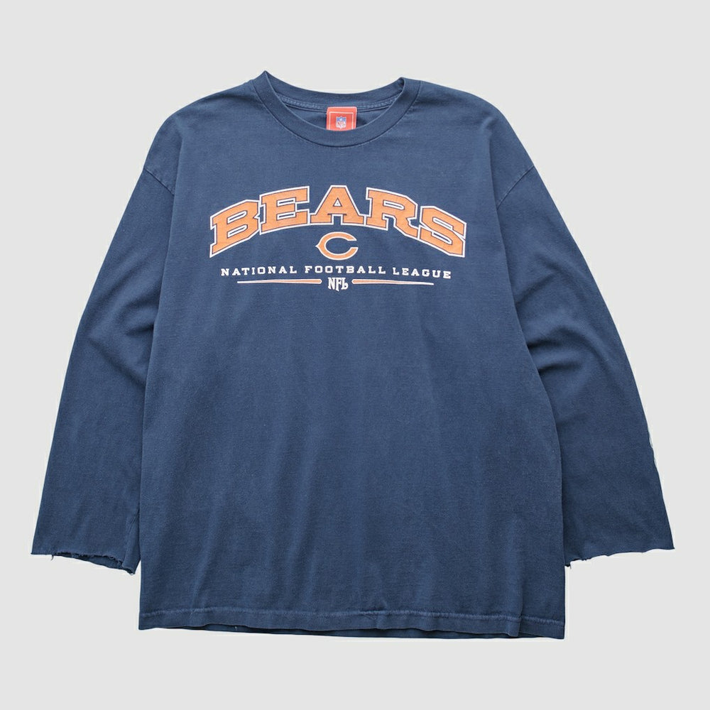 Fanatics Chicago Bears NFL 2000s Long Sleeve T-shirt Navy Vintage