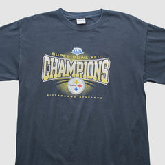 Fanatics Pittsburgh Steelers Gildan 2009 T-shirt Black Vintage