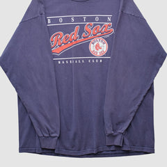 Boston Red Sox True Fan 2004 Long Sleeve T-shirt - Navy - Vintage - Fanatics Discount