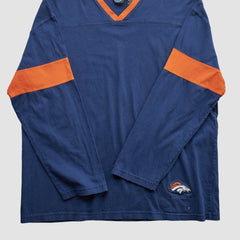 Fanatics Denver Broncos NFL 2000s Long Sleeve T-shirt Navy Vintage