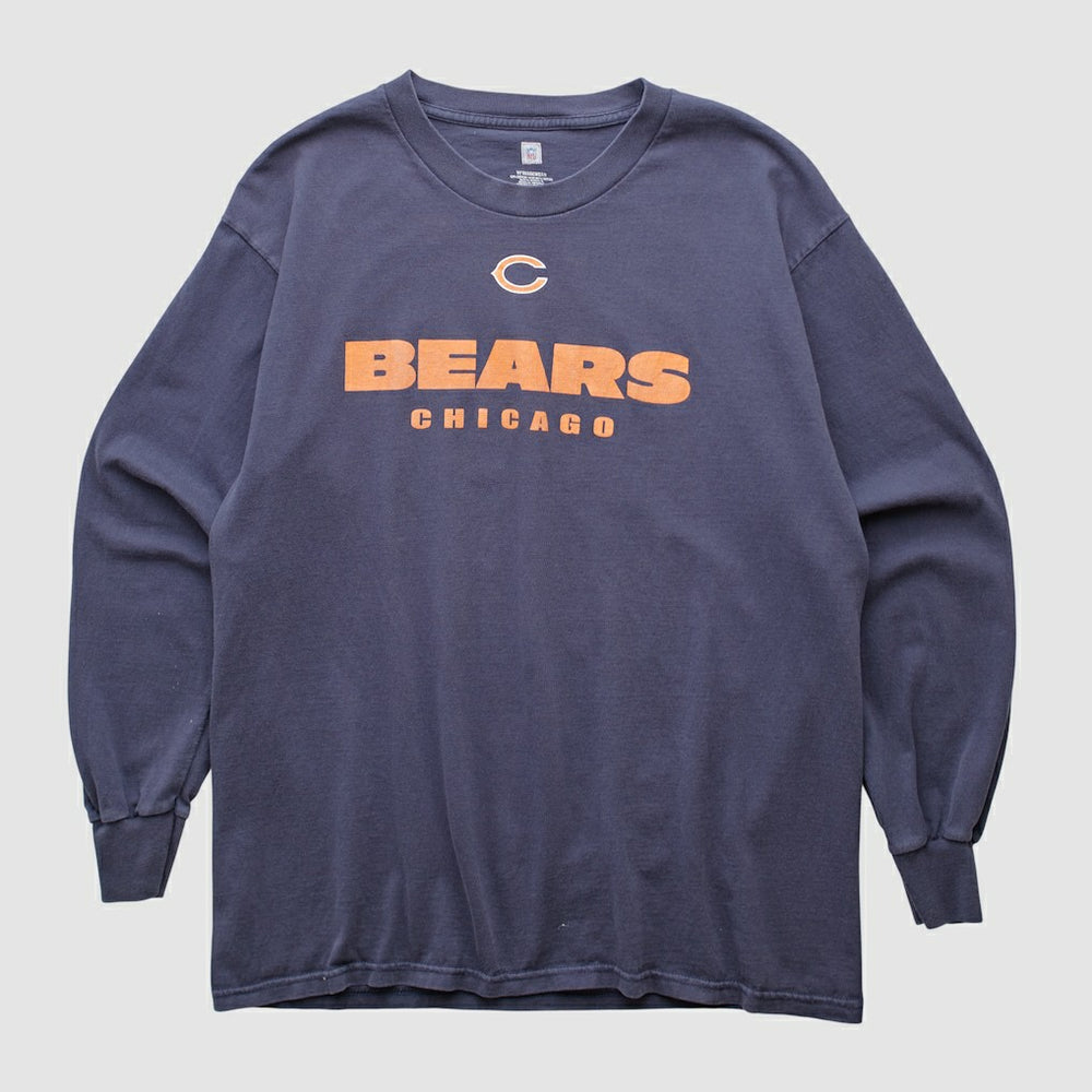 Fanatics Chicago Bears NFL 2000s Long Sleeve T-shirt Navy Vintage
