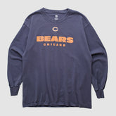 Fanatics Chicago Bears NFL 2000s Long Sleeve T-shirt Navy Vintage