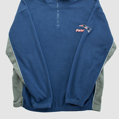 Fanatics New England Patriots NFL 2000s 1/4 Zip Sweatshirt Navy Vintage