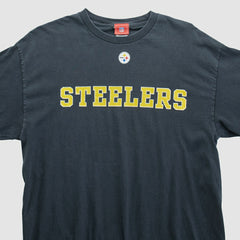 Fanatics Pittsburgh Steelers NFL 2000s Long Sleeve T-shirt Black Vintage