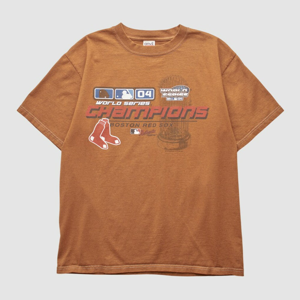 World Series Anvil 2004 T-shirt - Clay - Vintage - Fanatics Sale