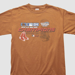 World Series Anvil 2004 T-shirt - Clay - Vintage - Fanatics Sale