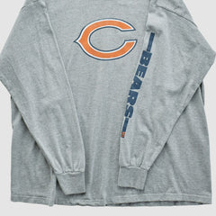 Fanatics Chicago Bears NFL 2000s Long Sleeve T-shirt Heather Gray Vintage