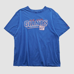 Fanatics New York Giants Reebok 2000s T-shirt Blue Vintage