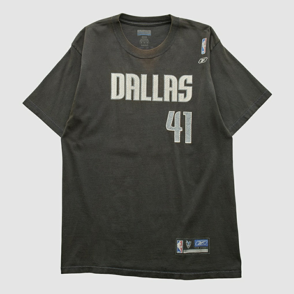 Dallas Mavericks Reebok 2000s T-shirt for sale Black Vintage | Vintage US