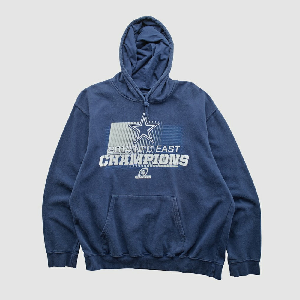 Fanatics NFC East Champions 2014 Hooded Pullover Sweatshirt Navy Vintage
