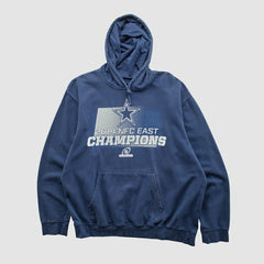 Fanatics NFC East Champions 2014 Hooded Pullover Sweatshirt Navy Vintage