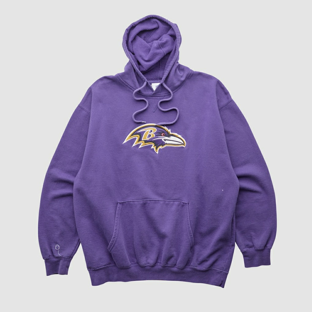 Fanatics Baltimore Ravens NFL 2000s Hooded Pullover Sweatshirt Purple Vintage