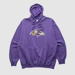 Fanatics Baltimore Ravens NFL 2000s Hooded Pullover Sweatshirt Purple Vintage