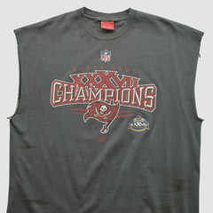 Fanatics Super Bowl XXXVII Reebok 2003 T-shirt Charcoal Vintage