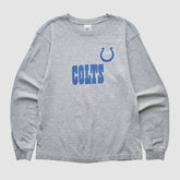 Fanatics Indianapolis Colts NFL 2000s Long Sleeve T-shirt Heather Gray Vintage