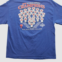 World Series Champions Majestic 2008 T-shirt - Blue - Vintage - Fanatics Sale