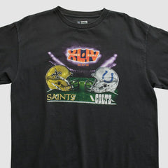 Fanatics Super Bowl XLIV NFL 2010 T-shirt Black Vintage