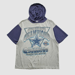 Fanatics Super Bowl XXVIII Mendez Sportswear 1994 Hooded T-shirt Heather Gray Vintage