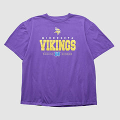 Fanatics Minnesota Vikings NFL 2000s T-shirt Purple Vintage