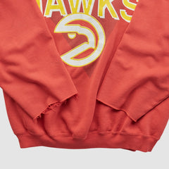 Atlanta Hawks Hanes 90s Pullover Sweatshirt Red Vintage | Vintage discount