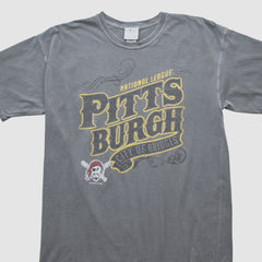Pittsburgh Pirates Genuine Merchandise 2000s T-shirt - Gray - Vintage - Fanatics Online