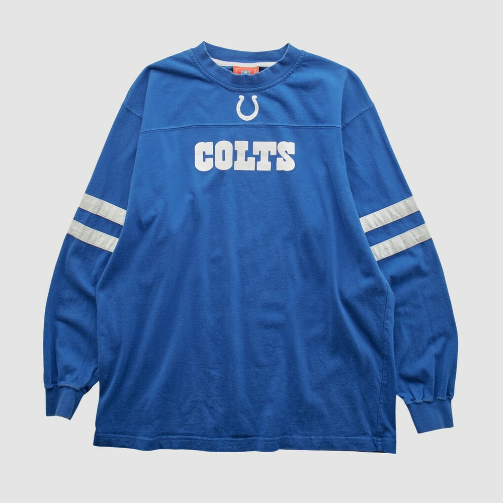 Fanatics Indianapolis Colts NFL 2000s Long Sleeve T-shirt Blue Vintage