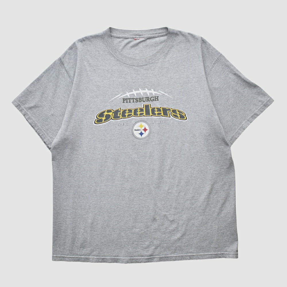Fanatics Pittsburgh Steelers 2000s T-shirt Heather Gray Vintage