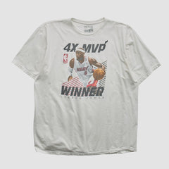 Lebron James 2010s T-shirt White Vintage | Adidas for sale