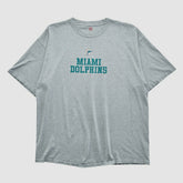 Fanatics Miami Dolphins NFL 2000s T-shirt Heather Gray Vintage