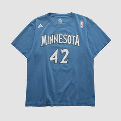 Minnesota Timberwolves 2010s T-shirt Blue Vintage | Adidas