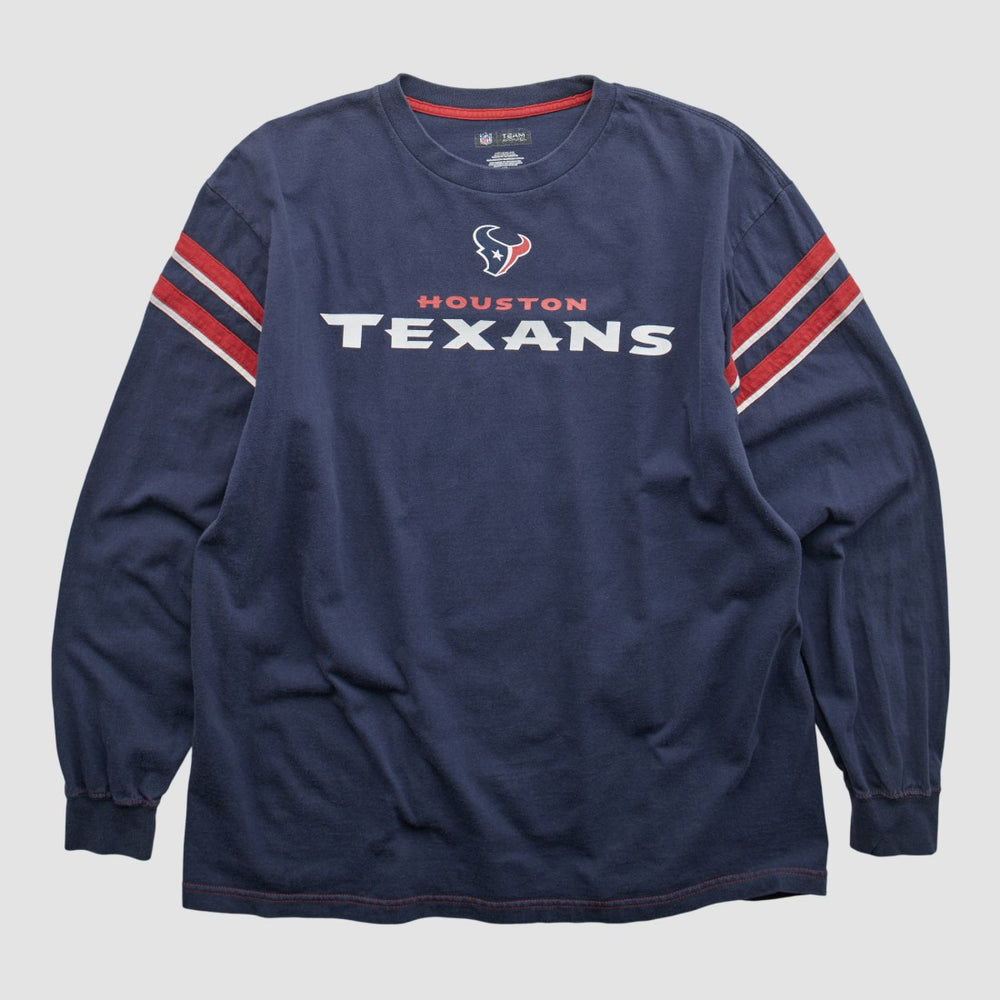 Fanatics Houston Texans NFL 2010s Long Sleeve T-shirt Navy Vintage