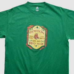 Boston Red Sox Majestic 2000s T-shirt - Green - XVintage - Fanatics Online