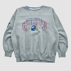 Fanatics New York Giants Lee Apparel 90s Pullover Sweatshirt Gray Vintage