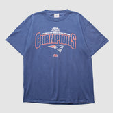 Fanatics New England Patriots NFL 2004 T-shirt Blue Vintage