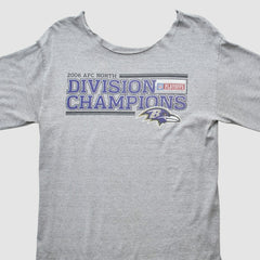 Fanatics Baltimore Ravens 2006 Long Sleeve T-shirt Heather Gray Vintage