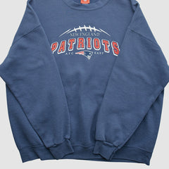 Fanatics New England Patriots NFL 2000s Pullover Sweatshirt Navy Vintage