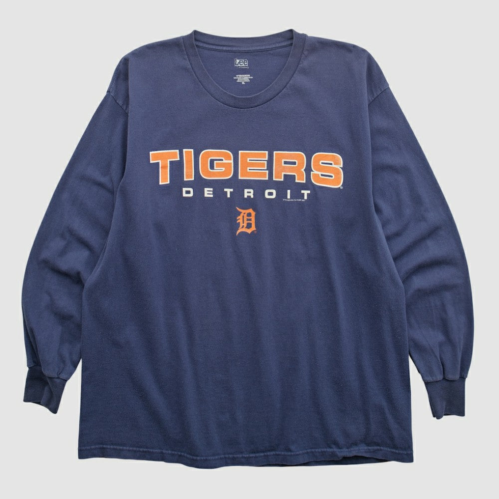 Detroit Tigers Lee Sport 2000s Long Sleeve T-shirt - Navy - Vintage - Fanatics on Sale