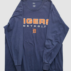Detroit Tigers Lee Sport 2000s Long Sleeve T-shirt - Navy - Vintage - Fanatics on Sale