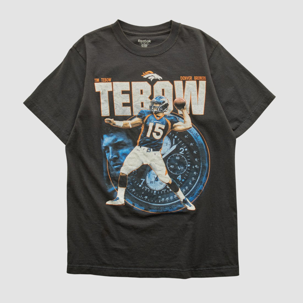 Fanatics Tim Tebow Reebok 2010 T-shirt Black Vintage