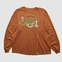 Fanatics Super Bowl Champions XLV Reebok 2011 Long Sleeve T-shirt Clay Vintage