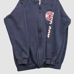 Boston Red Sox Genuine Merchandise 2000s Hooded Full Zip Sweatshirt - Navy - Vintage - Fanatics Sale