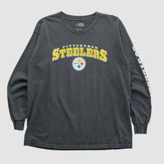 Fanatics Pittsburgh Steelers NFL 2010s Long Sleeve T-shirt Black Vintage