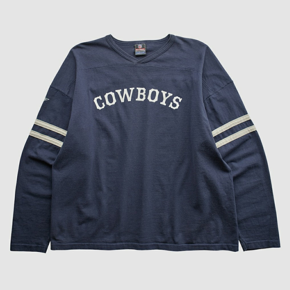 Fanatics Dallas Cowboys NFL 2000s Long Sleeve T-shirt Navy Vintage