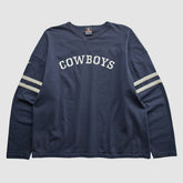 Fanatics Dallas Cowboys NFL 2000s Long Sleeve T-shirt Navy Vintage