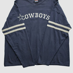 Fanatics Dallas Cowboys NFL 2000s Long Sleeve T-shirt Navy Vintage
