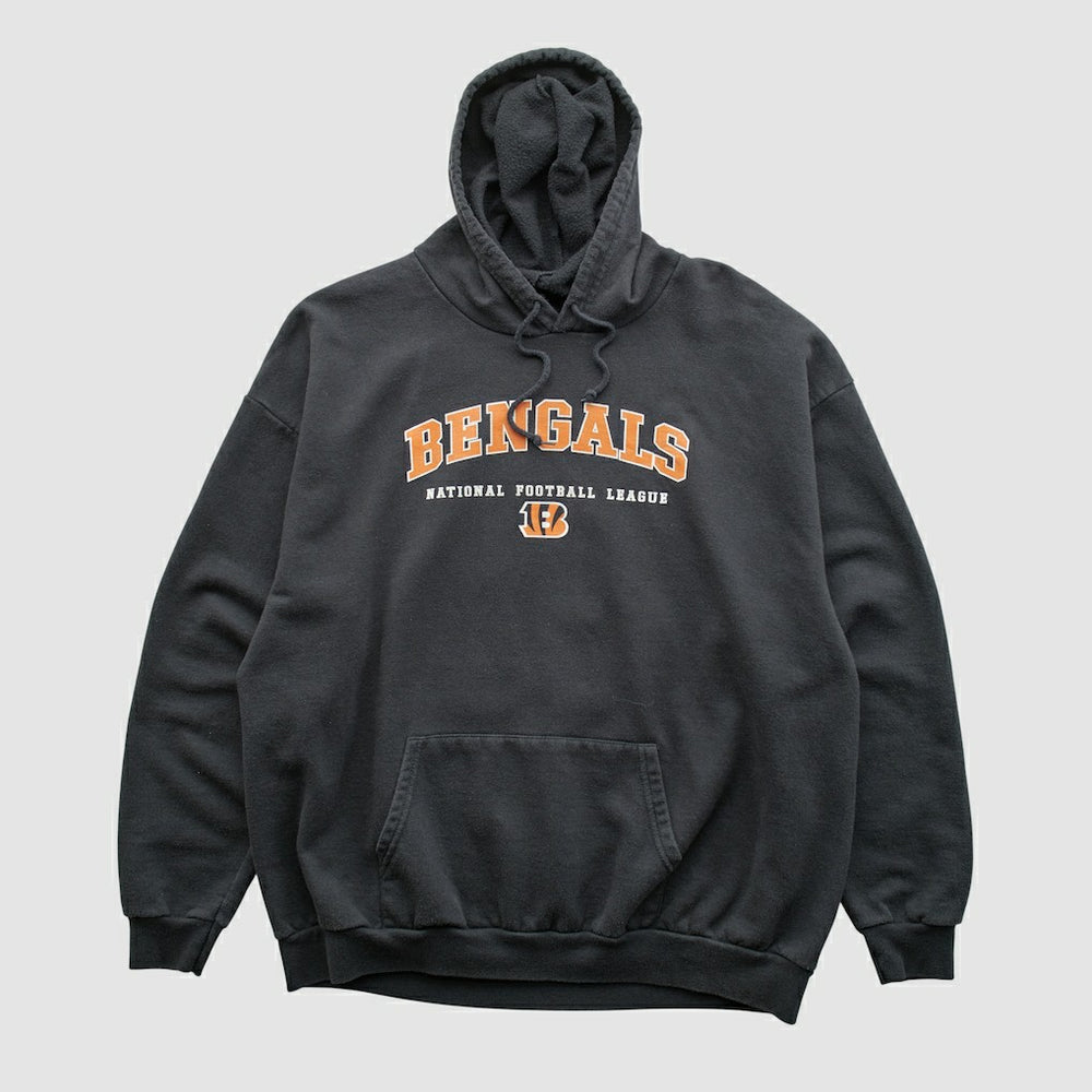 Fanatics Cincinnati Bengals NFL 2000s Hooded Pullover Sweatshirt Black Vintage