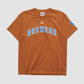 Milwaukee Brewers Majestic 2008 T-shirt - Clay - XVintage - Fanatics Sale