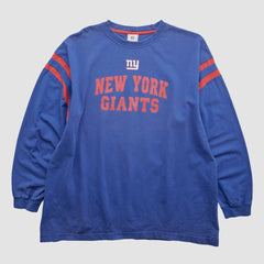 Fanatics New York Giants NFL 2000s Long Sleeve T-shirt Blue Vintage