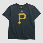 Pittsburgh Pirates Adidas 2010s T-shirt - Black - Yth Vintage - Fanatics Sale